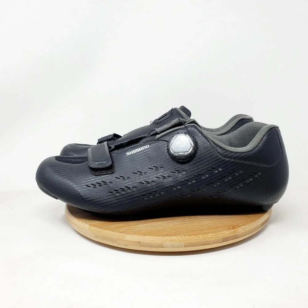Shimano RP5 BOA Cycling Shoes Mens 44 Road Bike Black Carbon 9.7 US